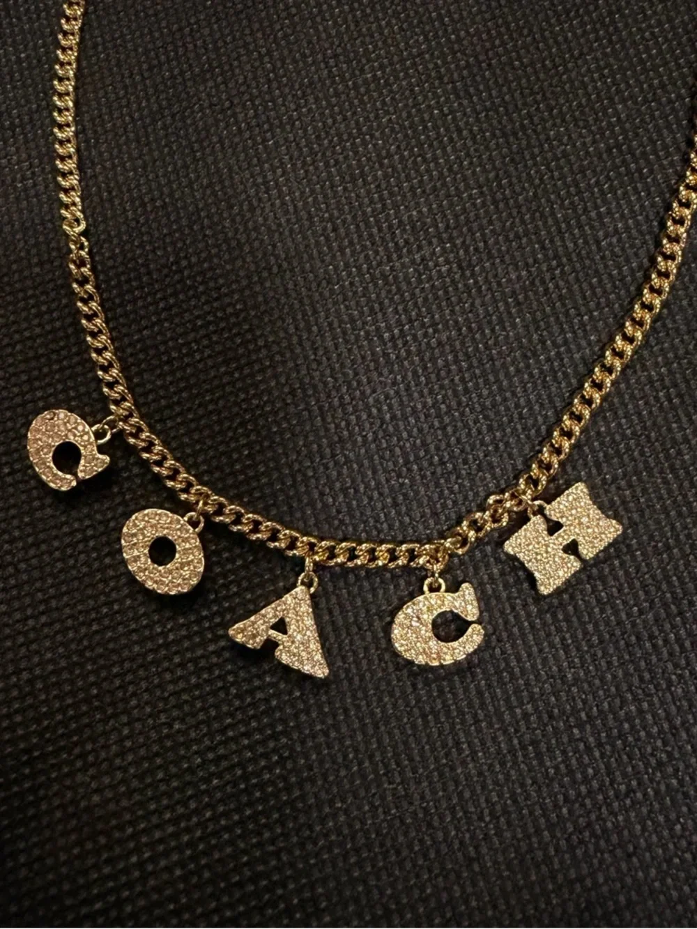 NEW COACH PAVÉ CHARM
NECKLACE - Picture 2 of 3